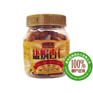 自然派盐焗扁桃仁200g*12罐/件