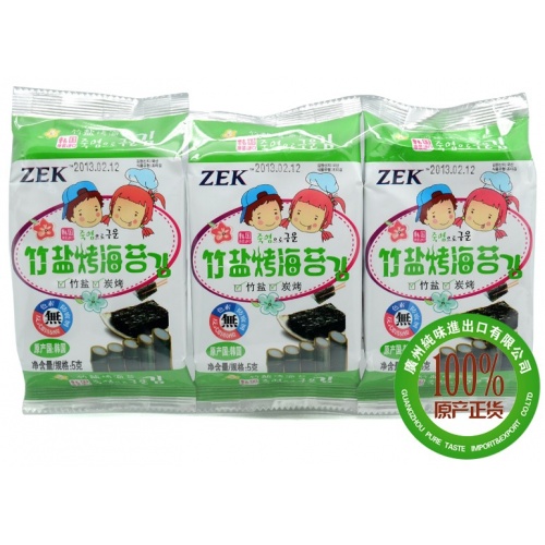 ZEK竹盐烤海苔 15g*24包/件