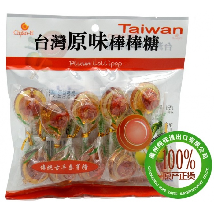 巧益牌原味棒棒糖 140g*24包/件