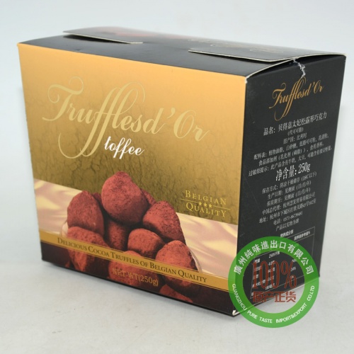 贝得嘉太妃松露形巧克力250g*24盒/...
