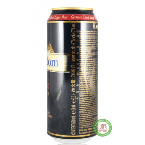 凯撒黑啤酒 500ml*24罐/件