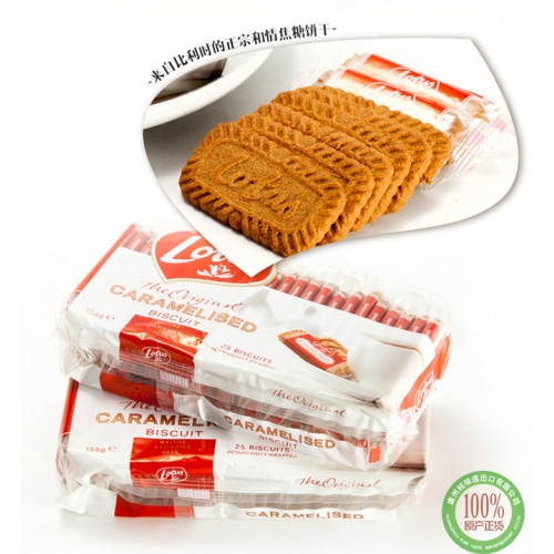 和情焦糖饼干156g*12包/件