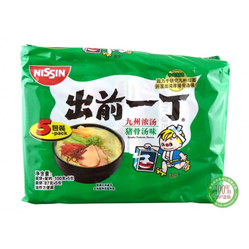 出前一丁方便面九州浓汤猪骨汤味（100g...