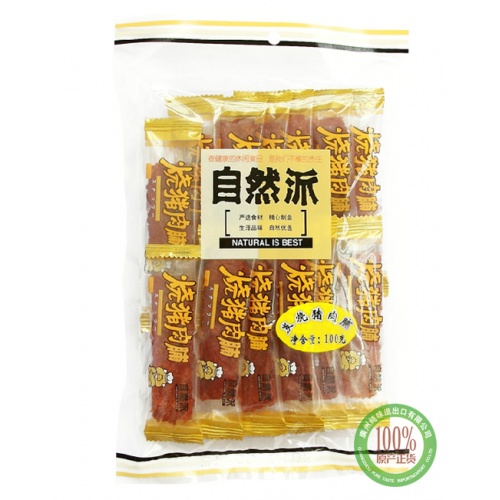 自然派炭烧猪肉脯100g*24包/件