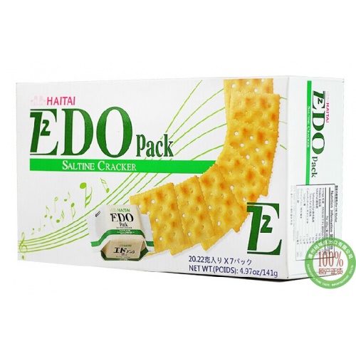 EDO pack梳打饼141g*18盒/件