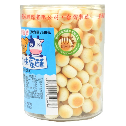 品味本铺牛奶口味蛋酥140g*12罐/件