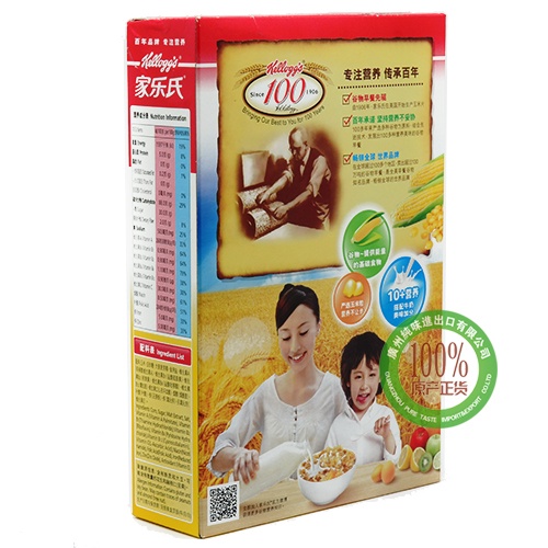 家乐氏香甜玉米片175g*12盒/件