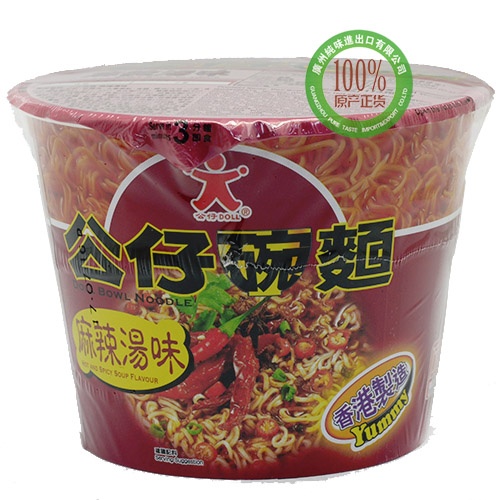 公仔碗面（麻辣烫味）113g*12桶/件