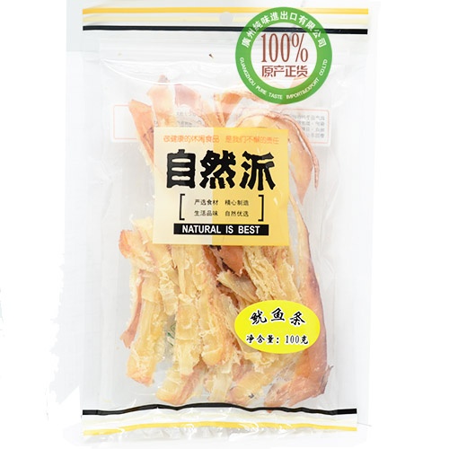 自然派鱿鱼条100g*24袋/件