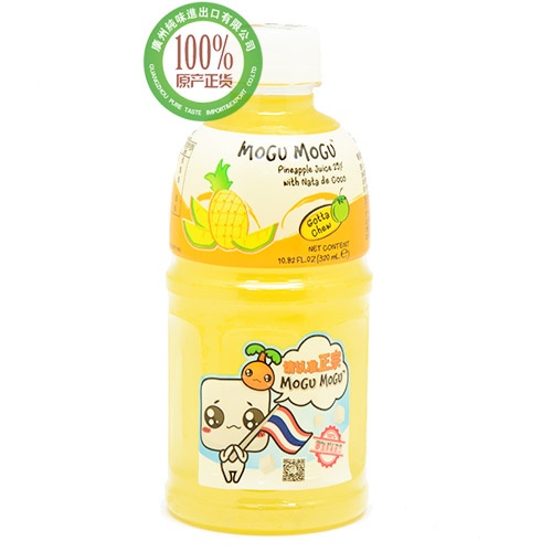 摩咕摩咕椰肉菠萝汁饮料320ml*24瓶/件