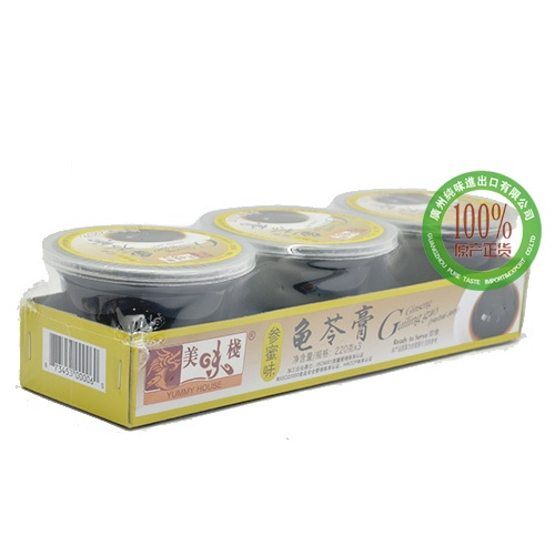 美味栈参蜜龟苓膏（220*3杯）*12排/件