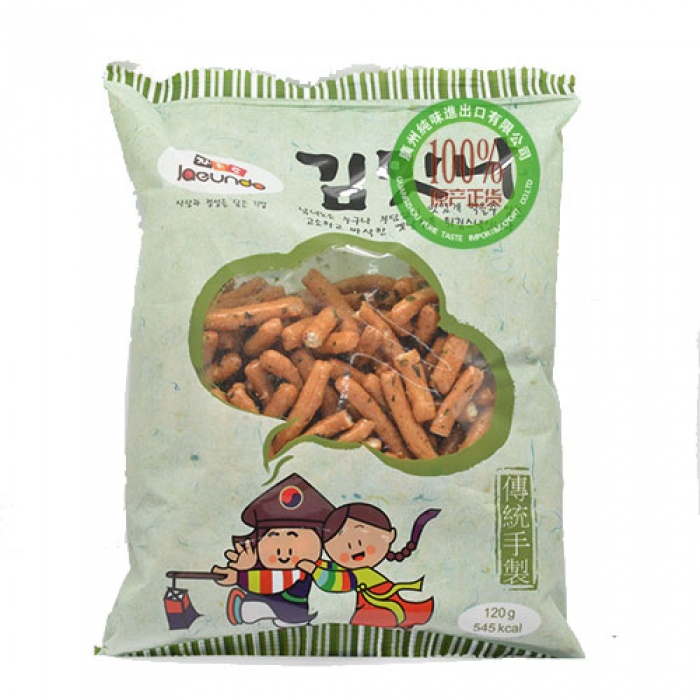 慈恩岛传统制果（海苔味脆条）120g*24袋/件