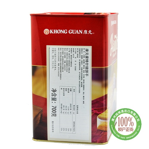 康元豪特什锦饼干700g*6罐/件