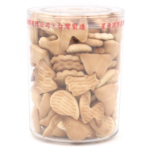 品味本铺 天空物语牛奶味饼干130g*12罐/件