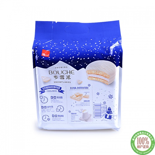 弘一 步雪派（白巧克力味）224g(8枚)*12包/件