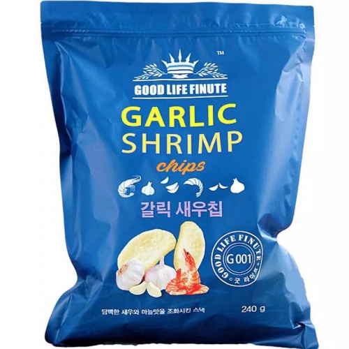 趣莱福（FINUTE）蒜味虾片（膨化食品...