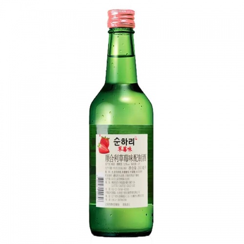 乐天初饮初乐草莓味配制酒360ml*20瓶/件