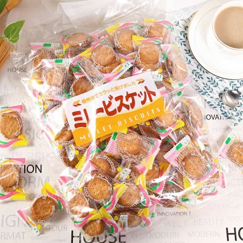 平野本屋小圆饼干420g（含包装450g）*6包/件