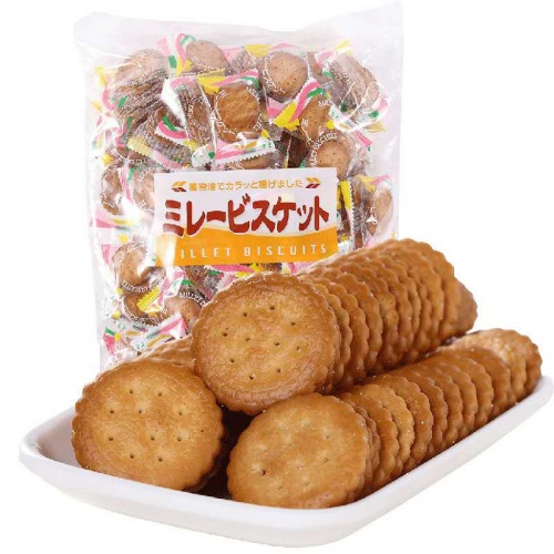 平野本屋小圆饼干420g（含包装450g）*6包/件