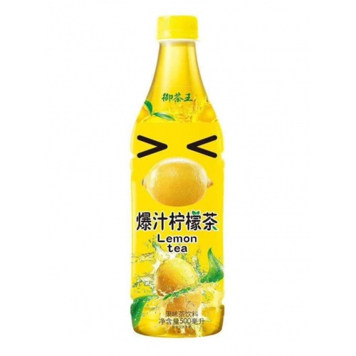 御茶王爆汁柠檬茶500ml*24瓶/件