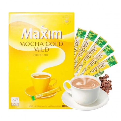 韩国东西麦馨摩卡速溶咖啡1200g（12...