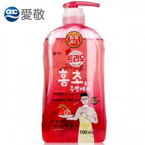 爱敬 石榴醋洗洁精700ml*12支/件