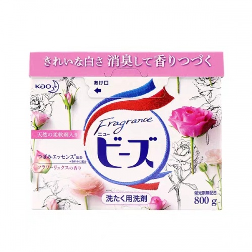 花王玫瑰香洗衣粉800g*8盒/件