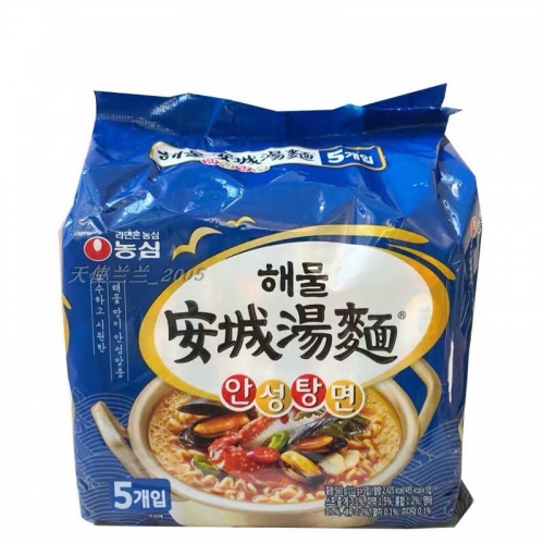 农心海鲜安城汤面（112g*5）*8包/...