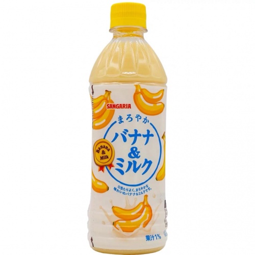 新加利亚牛奶香蕉味饮料500ml*24瓶...