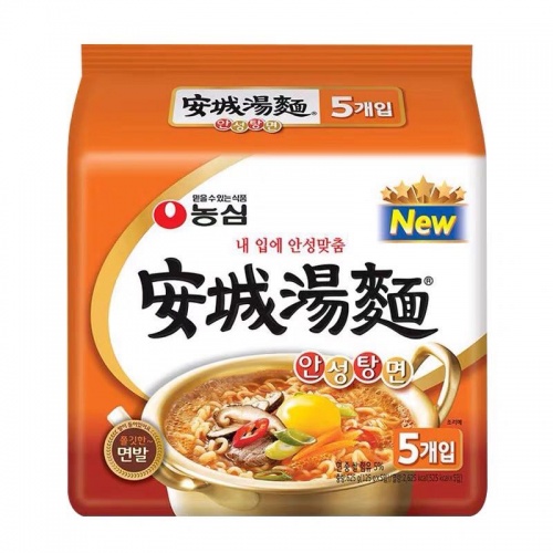 农心安城汤面多连包625g（125g*5...