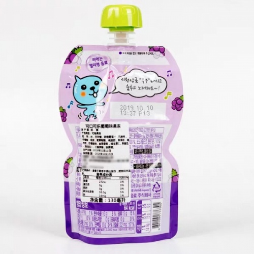 可口可乐酷儿葡萄味果冻130ml*10支*3盒/件