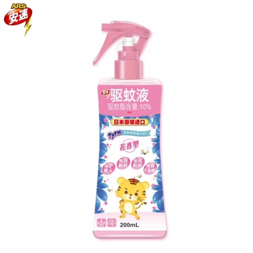 安速驱蚊液（花香型） 200ml*10支...