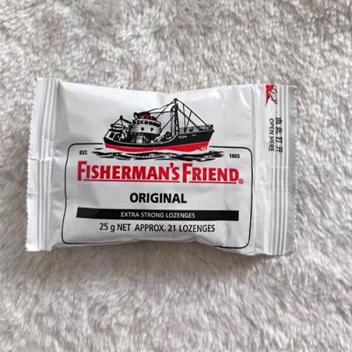 渔夫之宝糖果拉链袋装特强润喉糖原味25g*24袋/组