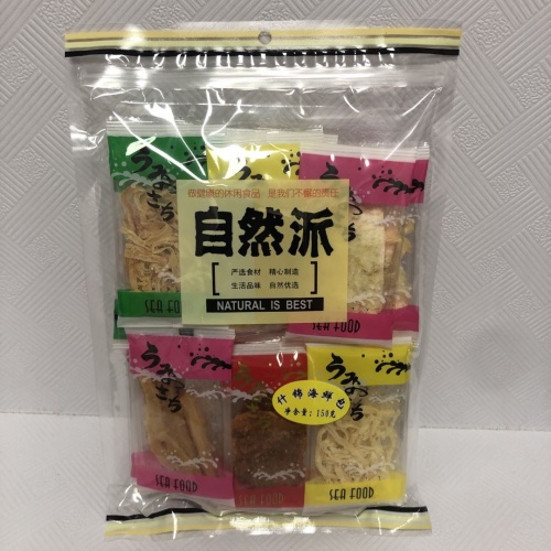 自然派什锦海鲜包150g*24包/件