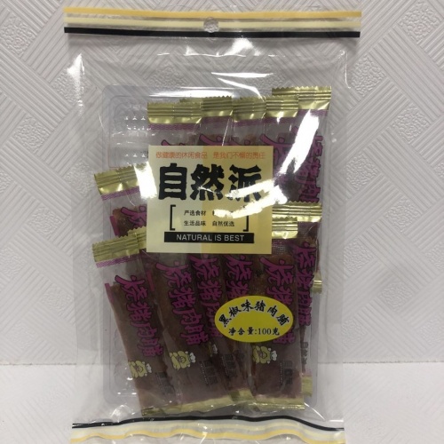 自然派黑椒味猪肉脯100g*24包/件