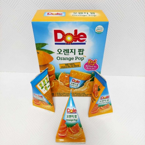 Dole（都乐）橙味冰沙饮料496ml(62ml*8袋）*10盒/件