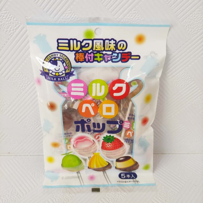 秋山什锦水果乳味棒棒糖46g*10包/组