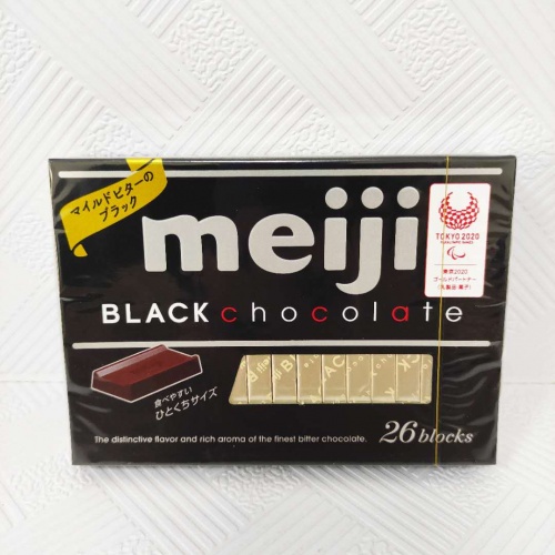 明治钢琴黑巧克力制品120g*6盒/组