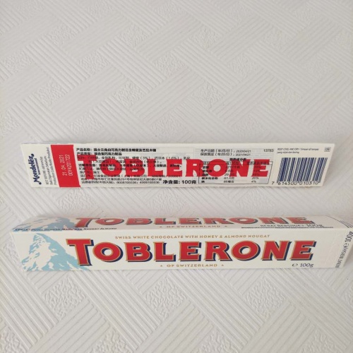 瑞士三角白巧克力（白盒）100g*20条...