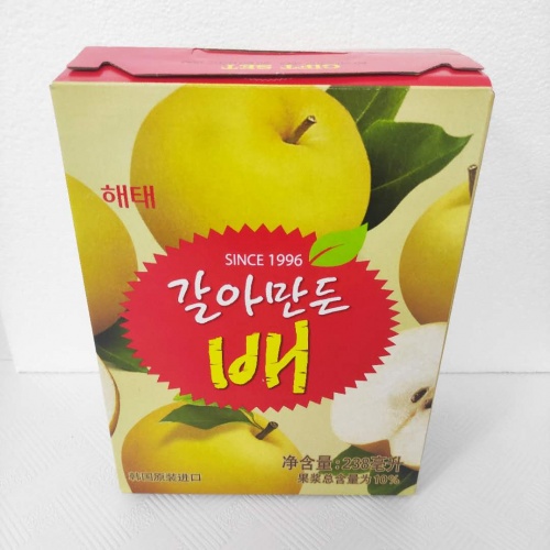 海太梨果汁饮料238ml*12罐*6盒/件