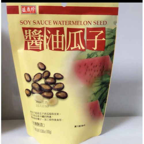 盛香珍酱油瓜子180g*20包/件