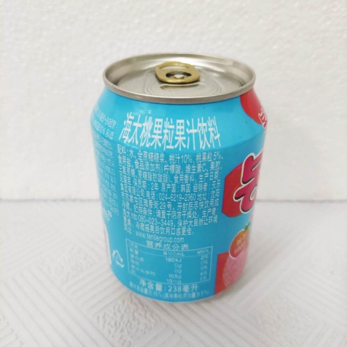 海太桃果粒果汁饮料238ml*12罐*6盒/组