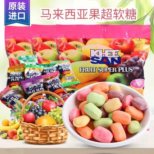 果超什锦果味软糖500g*16包/件
