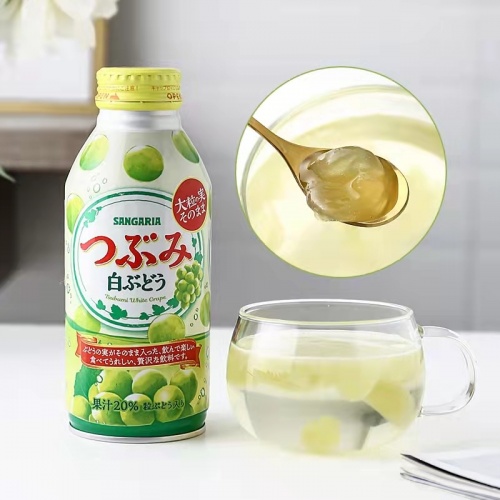 三佳利青葡萄果粒饮料380ml*24罐/件