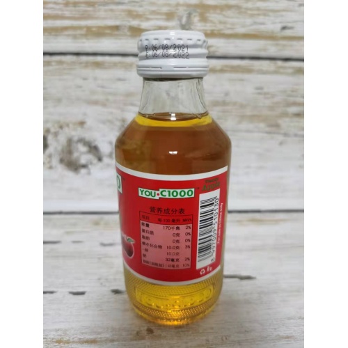YOU.C1000苹果汁碳酸饮料140ml*30瓶/件