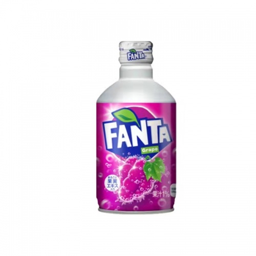 芬达葡萄味碳酸饮料300ml*24罐/件