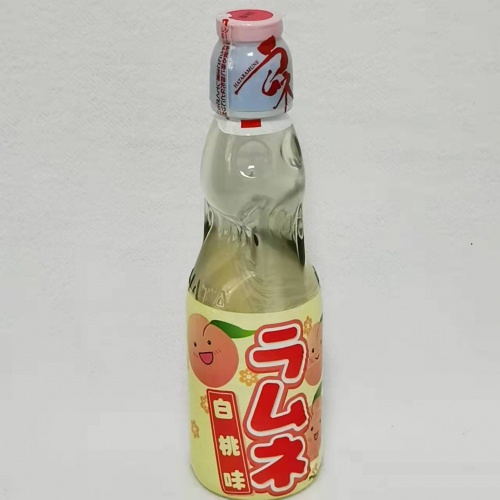哈达白桃味波子汽水200ml*30瓶/件