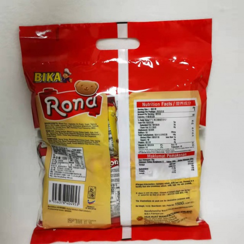 BIKA牛奶味小熊饼干150g(25g*6包）*12袋/件