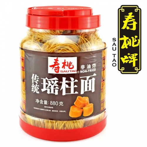 寿桃牌传统瑶柱面880g*6桶/件