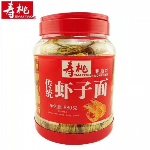 寿桃牌传统虾子面880g*6桶/件